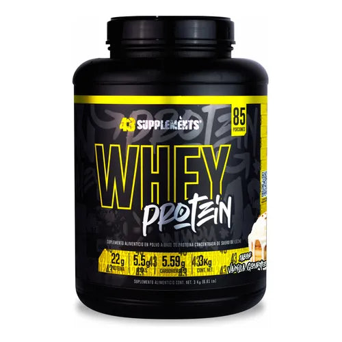 43 Supplements Whey Protein 6.6 lbs